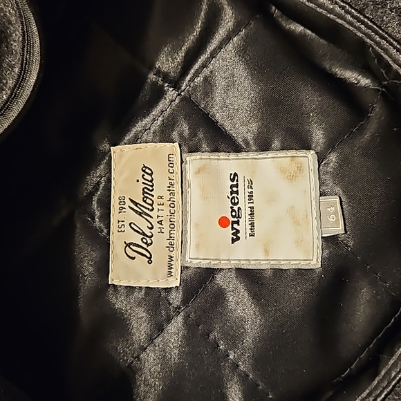 Wigens Grey Men's Winter Hat US 8 - Picture 5 of 5